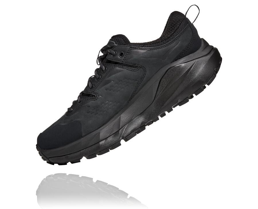 Zapatillas Trail Hoka One One Hombre - Kaha Bajas Gore-Tex - Negras - EQW709813